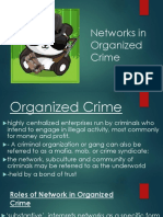 Networks in Organized Crime