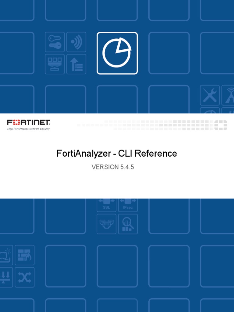 FortiAnalyzer 5.4.5 CLI Reference | PDF | Command Line Interface ...