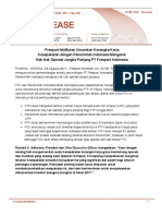SIARAN PERS - FCX Umumkan Kesepakatan Dengan Pemerintah Indonesia PDF