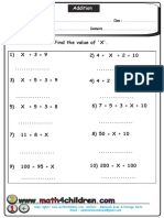 Addition Making Subject Formula PDF