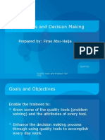 Quality Tools and Decision Making1