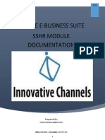 Oracle E-Business Suite SSHR Module Documentation: Prepared by