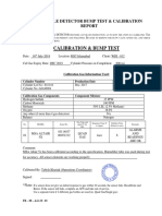 WDI 812 Cal Report