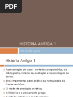 Aula de história antiga