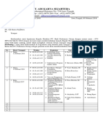 Jadwal Perjalanan Dinas