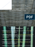 Woven Bamboo Products Manufacturing Unit