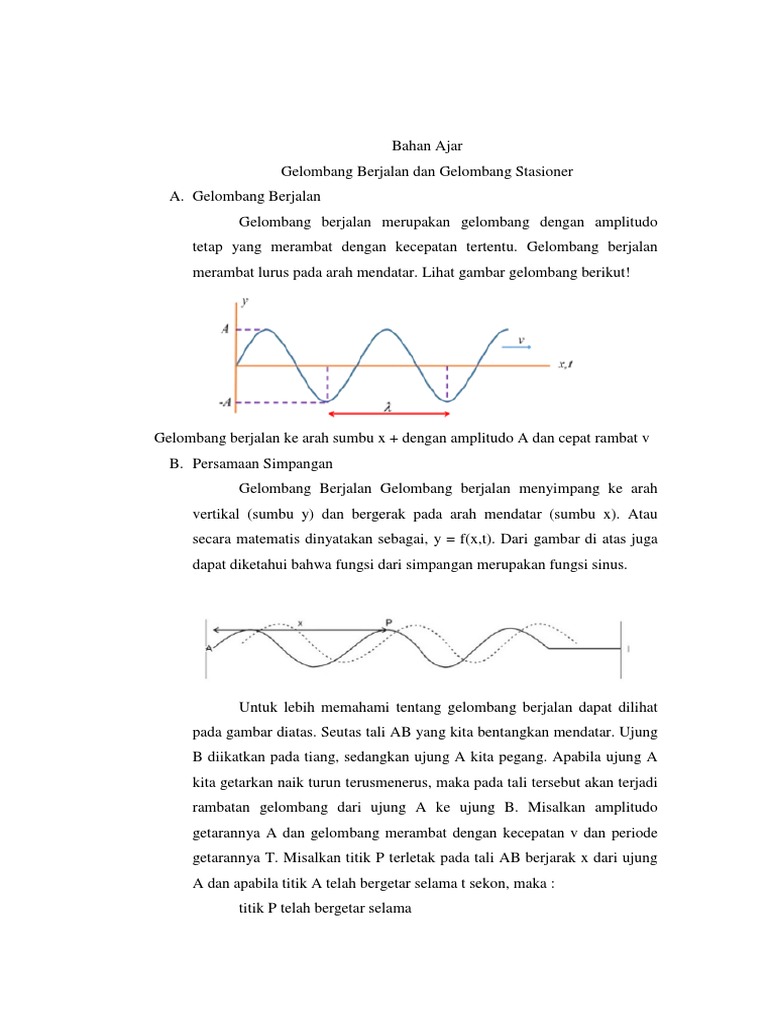 Bahan Ajar Stasioner | PDF