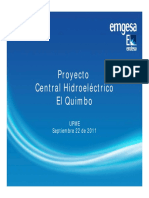 Anexo 1B Presentacion EMGESA Proyecto Hidroelectrico El Quimbo