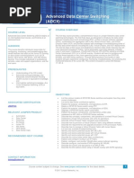 Advanced Data Center Switching (ADCX)