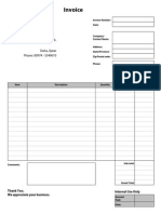 Sample Invoice