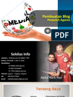 DDTK - Membuat Blog