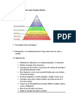 Pirámide de Necesidades Según Abraham Maslow