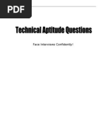 Technical Aptitude Questions