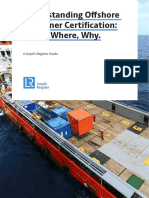 Understanding Offshore Container Certification: When, Where, Why