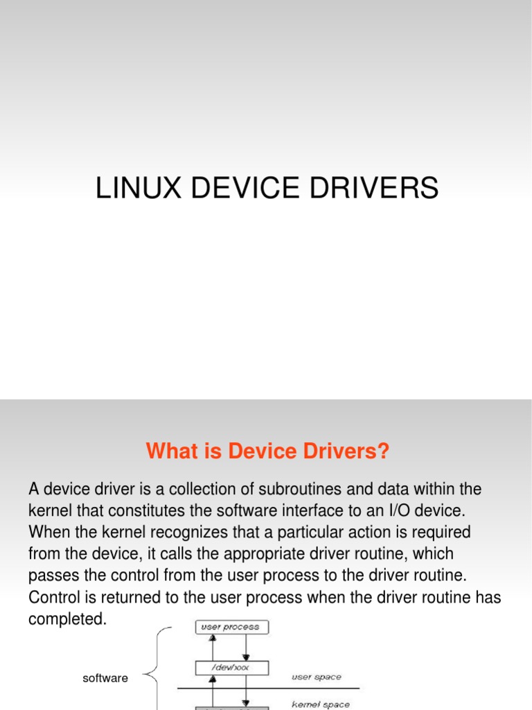 Linux Device Drivers | PDF | Kernel (Operating System) | Device Driver