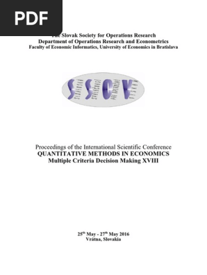 Quantitative Methods In Economics Structural Equation Modeling Endogeneity Econometrics
