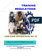 TR CAD CAM Operation NC III