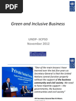 Green and Inclusive Business