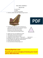 Soal Kelas 4 Tema 1 Subtema 3