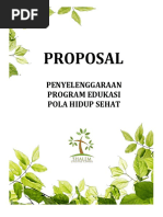 Proposal Seminar Pola Hidup Sehat