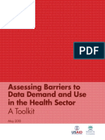 Assessing Barriers To Data Demand and Use in The Health Sector