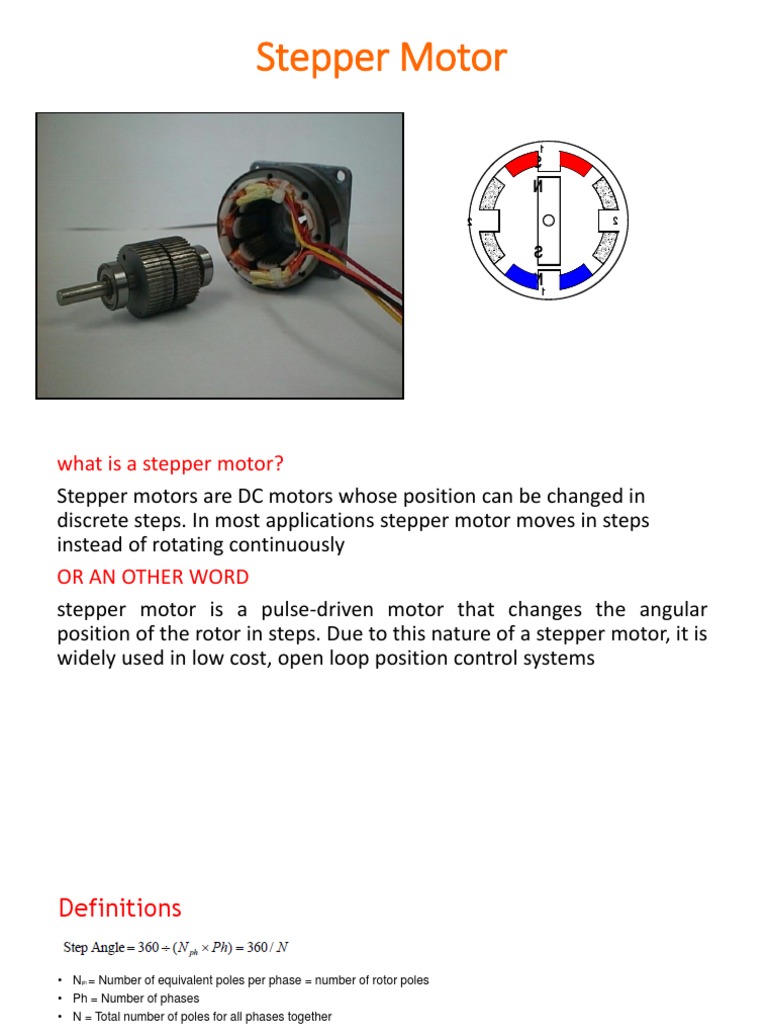Stepper Motor | PDF | Electric Motor | Electricity