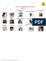 Letras de Canciones de Bob Dylan Traducidas Al Español PDF