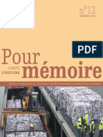 Pour Mémoire N°12 - Automne 2013 - Politique Déchets Ménagers - 30 Ans Loi Orientation Transports Interieurs - 0