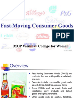 Fast Moving Consumer Goods: by Roshini MOP Vaishnav College For Women