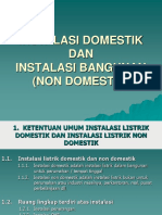 3.5. Instalasi Listrik Rumah (Domestik) Dan Bukan Rumah