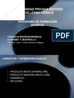 Variables Macroeconómicas Examen