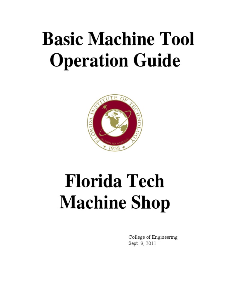 Basic Machine Tools PDF Drill Industrial Processes
