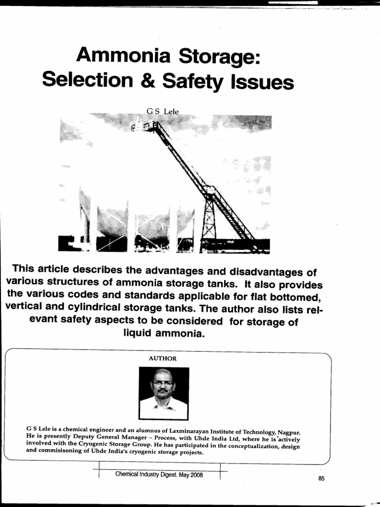Safety Issues List