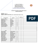 MDT For D.O Personnel Masterlist