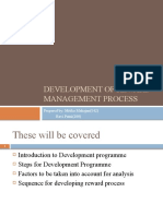 Development of Reward Process