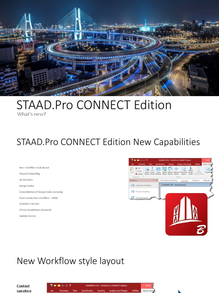 Staad - Pro Connect Edition | PDF | Areas Of Computer Science | Applied ...