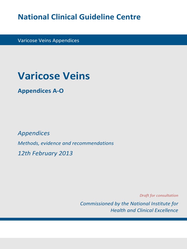 Veias Varicosas | PDF | Medical Specialties | Health Sciences