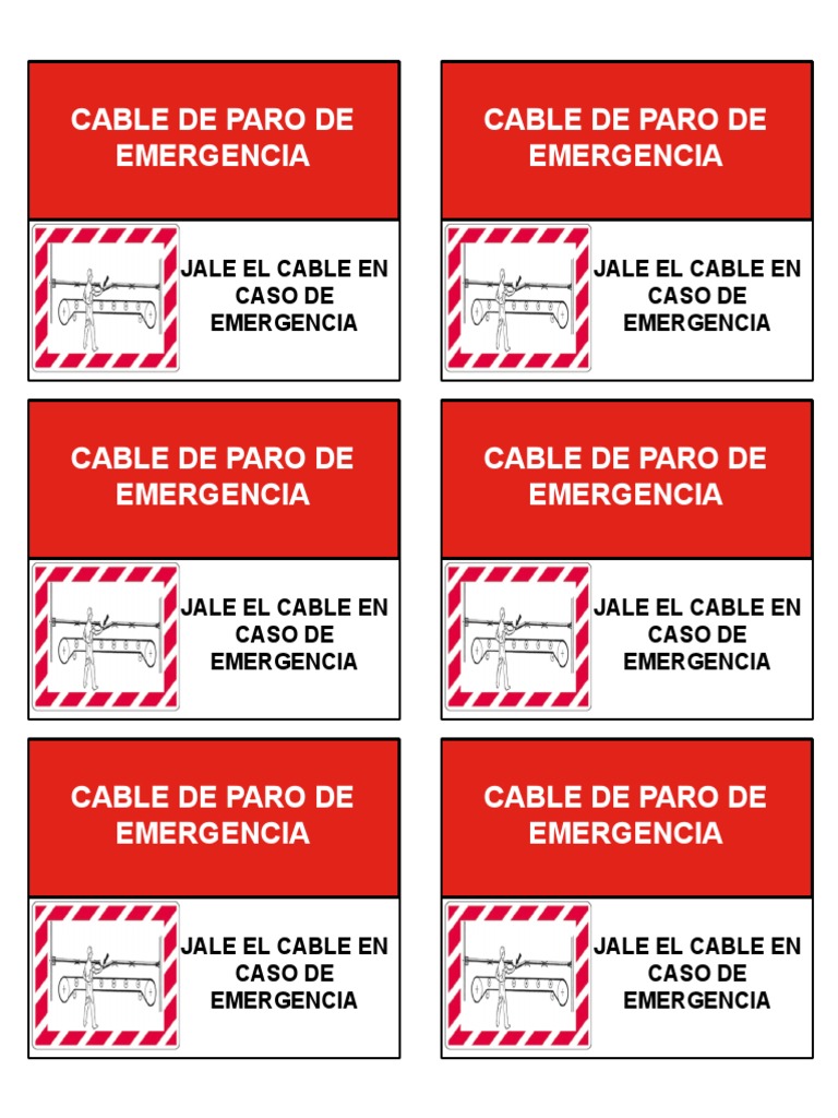 Cable de Paro de Emergencia 2 PDF | PDF