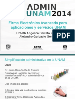 10 - Firma Electronica para Aplicaciones y Servicios UNAM