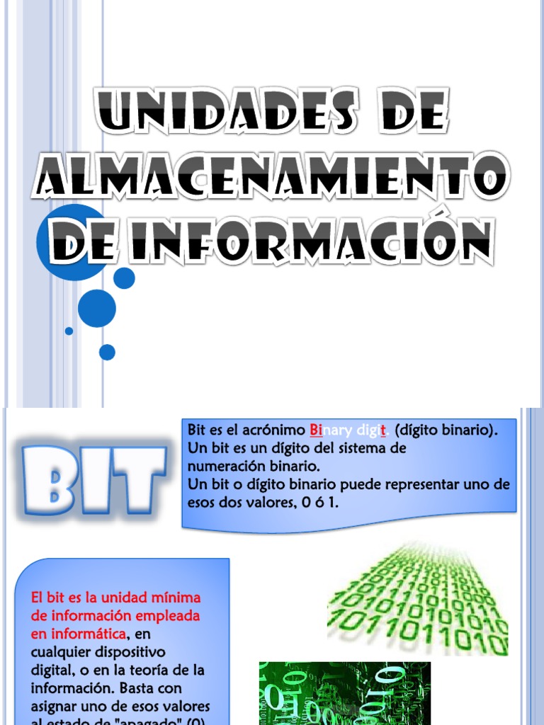 04-Unidades de Almacenamiento | Byte | Poco | Prueba gratuita de 30