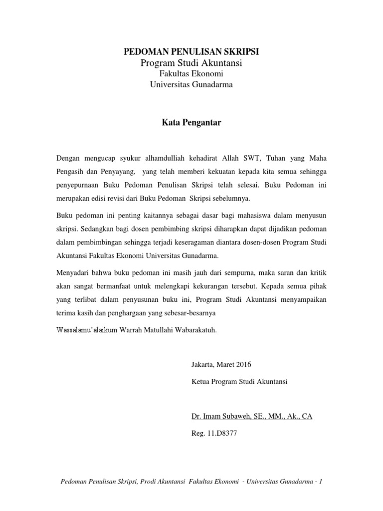 Buku Bimbingan Skripsi Gunadarma Pejuang Skripsi