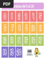 Coleccion De Fichas Para Trabajar Los Numeros Del 1 Al 30 11 20 Pdf