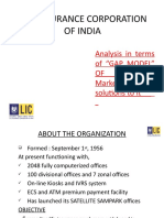 Life Insurance Corporation of India: Analysis in Terms of "Gap Model" OF Service Marketing and Solutions To It