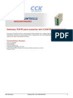 Gateway TCP/IP para CCK7010-GWRX