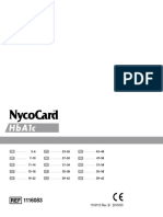 v02 NycoCard HbA1c - Package Insert - 1116112 - Re PDF