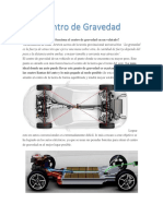 Centro de Gravedad en Un Vehículo