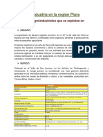 Agroindustria en La Región Piura