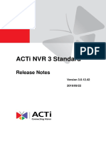 NVR 3 Standard Release Notes V3.0.12.42 20160922