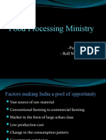 Food Processing Ministry: - Purti Nevgi - Roll No-AO 73