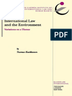 (2002) International Law and The Environment. Variations On A Theme - Erik Castren PDF